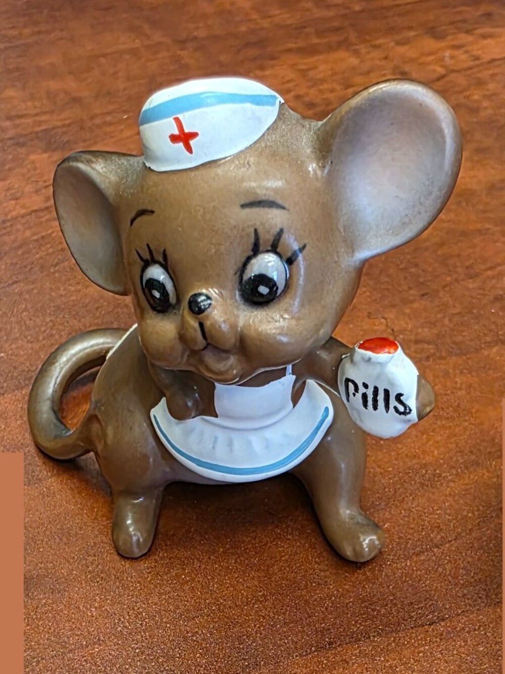 Vintage Mouse Nurse Mini Figure